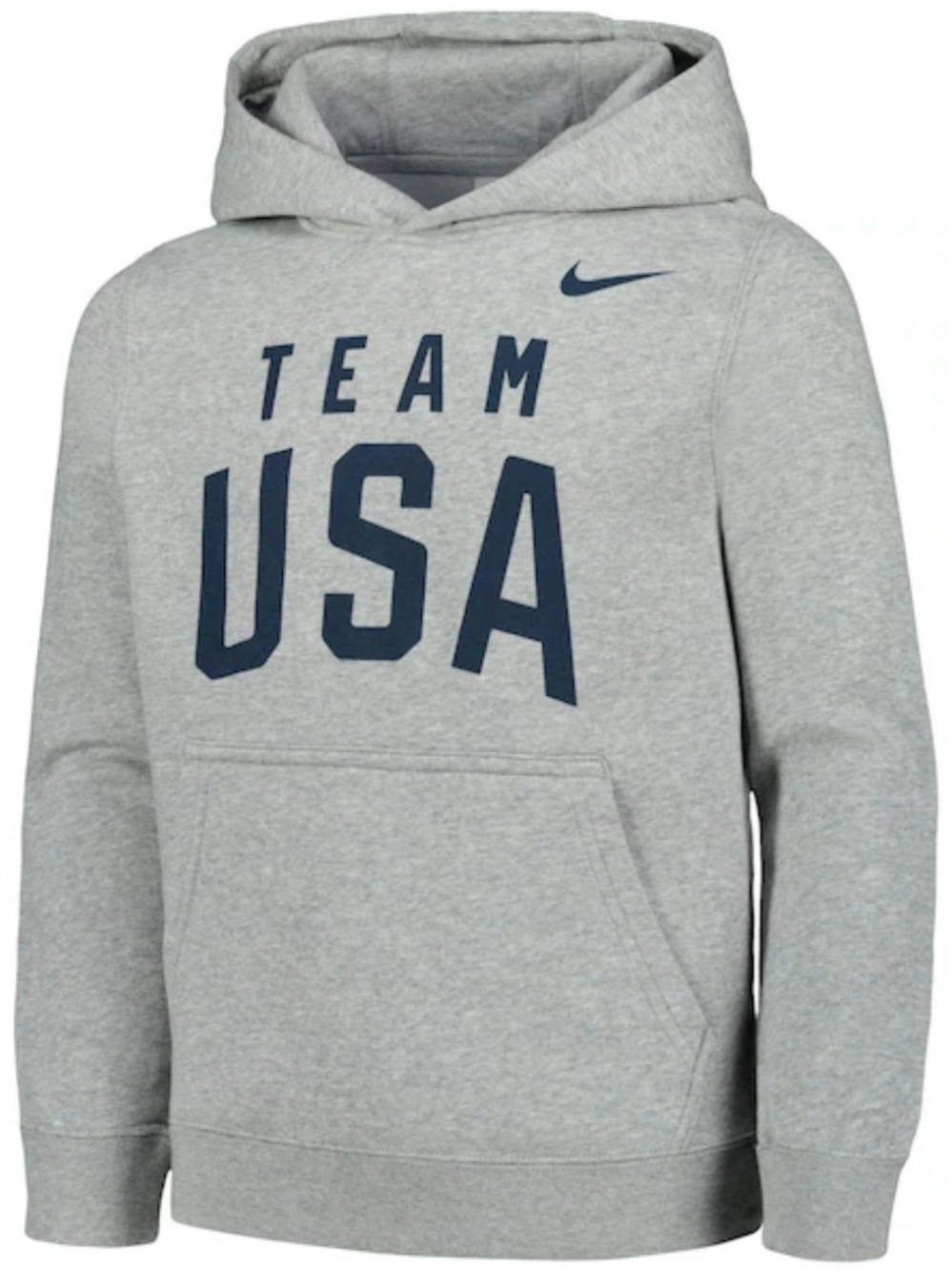 Nike Gray Team USA Pullover Hoodie